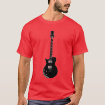 Red Black Pop Art Electric Gitarre