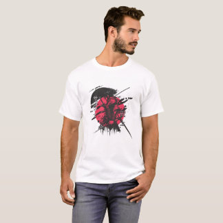 Red & Black Samurai Warrior T - Shirt