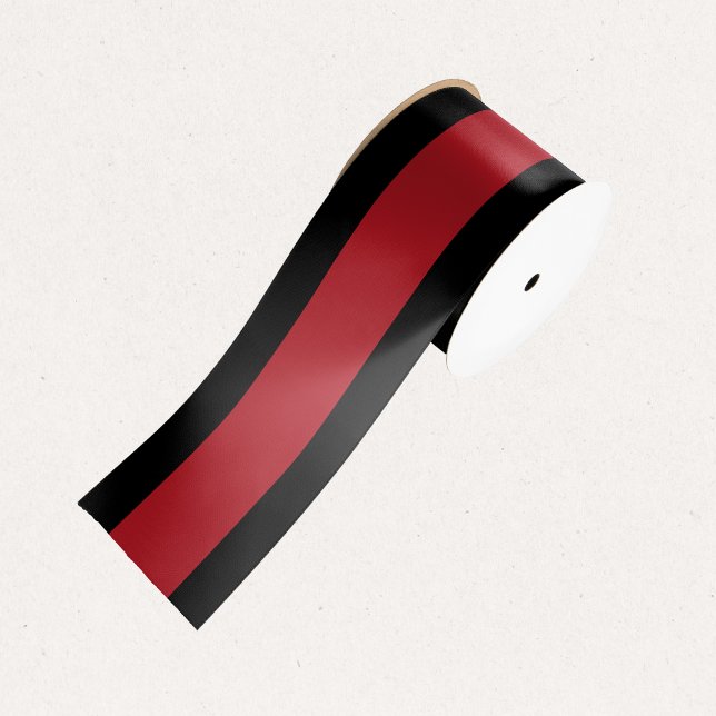 Red & Black Stripes Weihnachtsgeschenk Satin Festl Satinband (Von Creator hochgeladen)