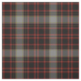 Red Black Taupe Gray Tartan Kariert Stoff