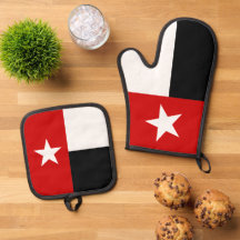 Red & Black Texas State Flag