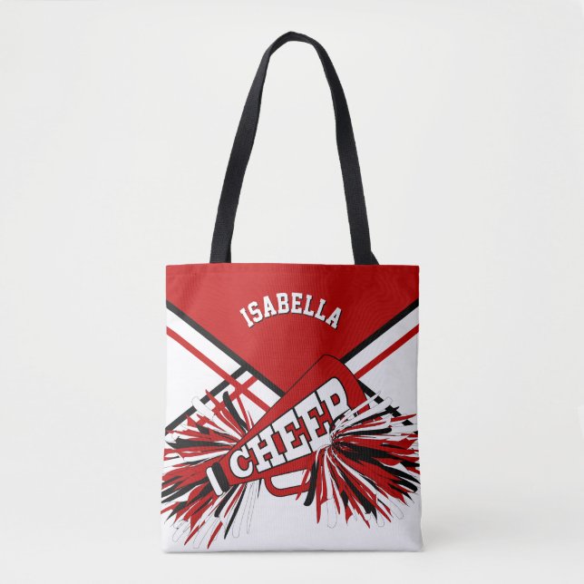 Red, Black & White Chereleader Design (Vorderseite)