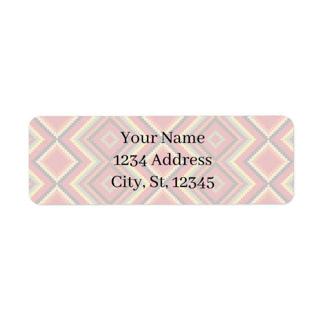 Red Black Yellow Native American Blanket Muster (Vorne)