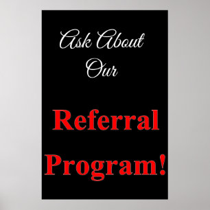 Red Blck-Programm des Salon Barbershop Posters Poster