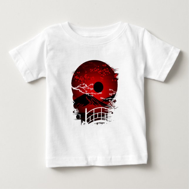 Red Blossom Baby T-shirt (Vorderseite)