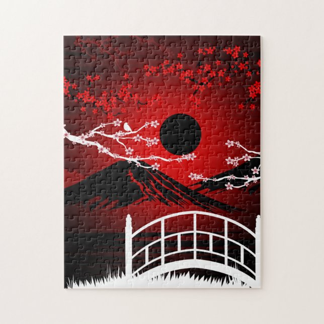 Red Blossom Puzzle (Vertikal)