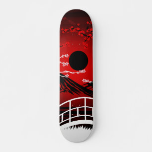 Red Blossom Skateboard