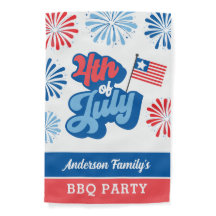 Red & Blue 4. Juli Fireworks GRILLEN Party Willkom