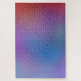 Red Blue Bokeh Blur Farbenfroh Gradient Minimalist Puzzle