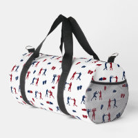 Red & Blue Boxing Gloves Boxer Muster Gym