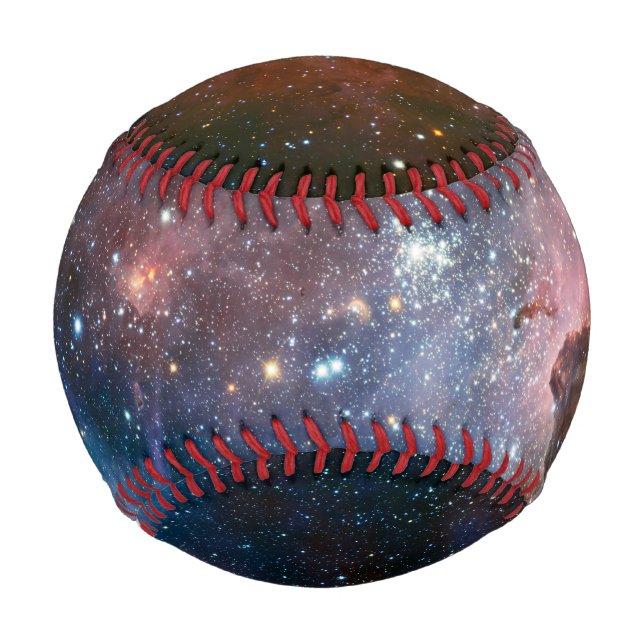 Red & Blue Carina Nebula Hubble Telescope Baseball (Vorderseite)