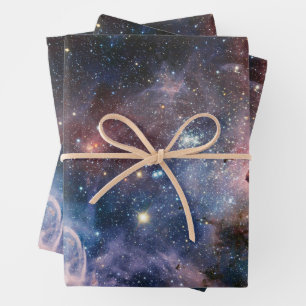 Red & Blue Carina Nebula Hubble Telescope Geschenkpapier Set