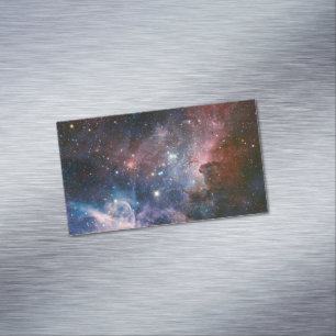 Red & Blue Carina Nebula Hubble Telescope Magnetische Visitenkarte