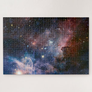 Red & Blue Carina Nebula Hubble Telescope Puzzle