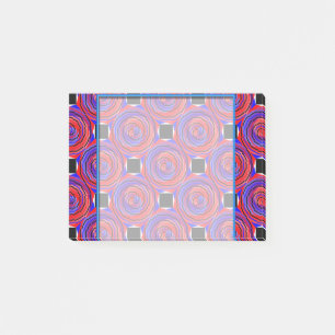 Red & Blue Counter Spiral von Kenneth Yoncich Post-it Klebezettel