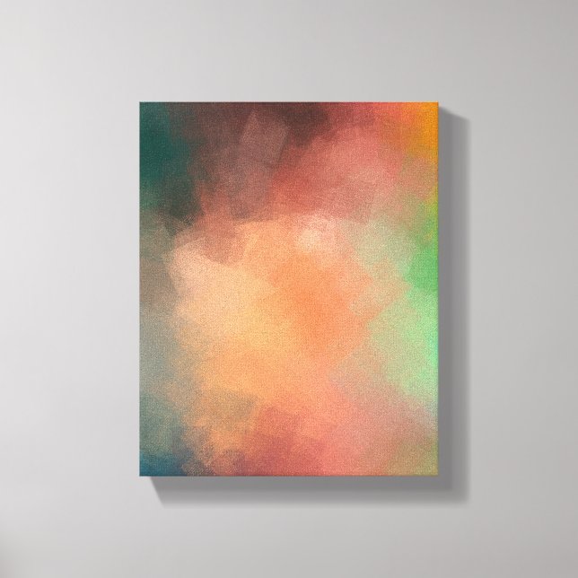 Red Blue Green Black Colorado Moderne Abstrakte Ku Leinwanddruck (Vorderseite)