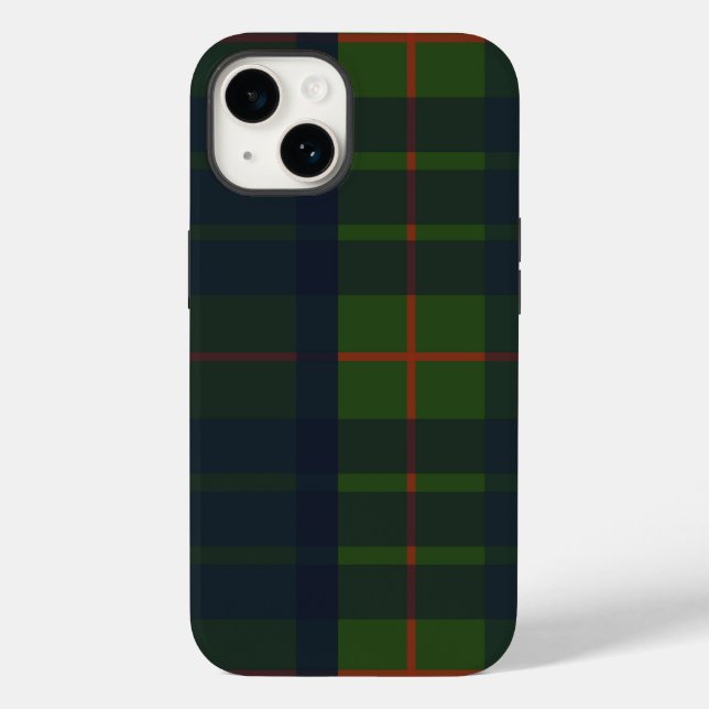 Red Blue Green Tartan Kariert schottisch Kariert Case-Mate iPhone Hülle (Rückseite)
