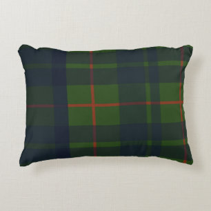 Red Blue Green Tartan Kariert schottisch Kariert Dekokissen