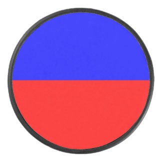 Red & Blue Hockey Puck