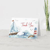 Red Blue Nautical Baby Dusche
