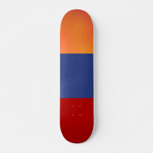 Red Blue Orange Skateboard