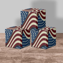 Red Blue Stars & Stripes USA Fahnen