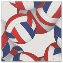 red blue team colors volleyballs pattern