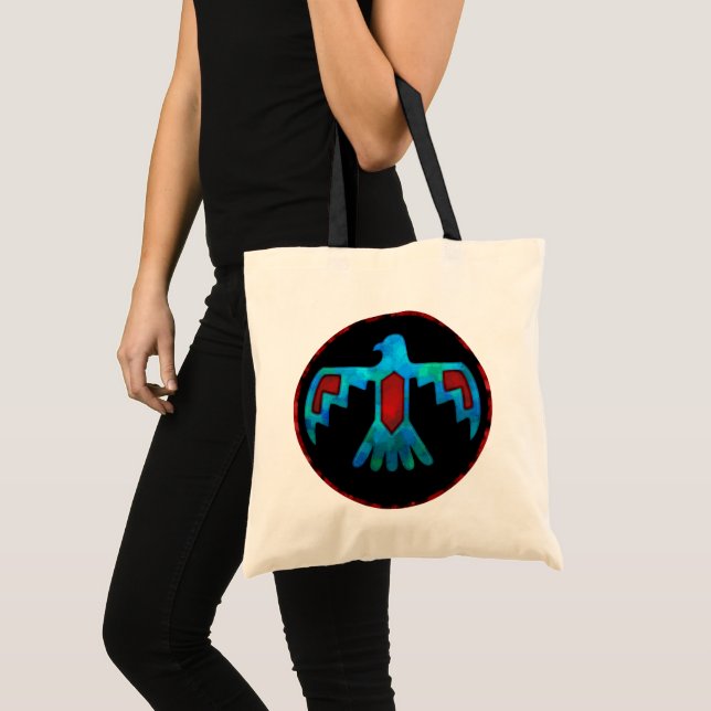 Red & Blue Thunderbird Tote Bag Tragetasche (Vorderseite (Produkt))