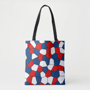 Red Blue White Pattern