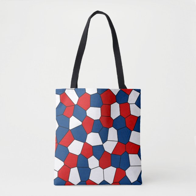 Red Blue White Pattern (Vorderseite)