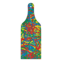 Red Blue Yellow Green Scribble Hot Mess Graffiti