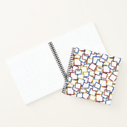 Red Blue Yellow Notes Bullet Journal Notizbuch