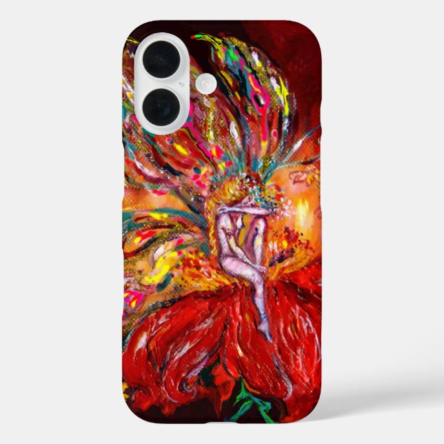 RED BLUME FAIRA Fantasy Case-Mate iPhone Hülle (Rückseite)