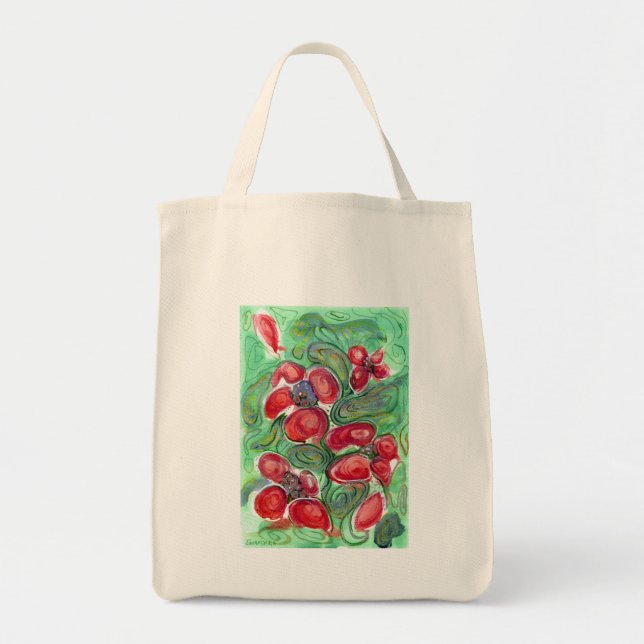 Red Blume Fantasy Tragetasche (Vorne)