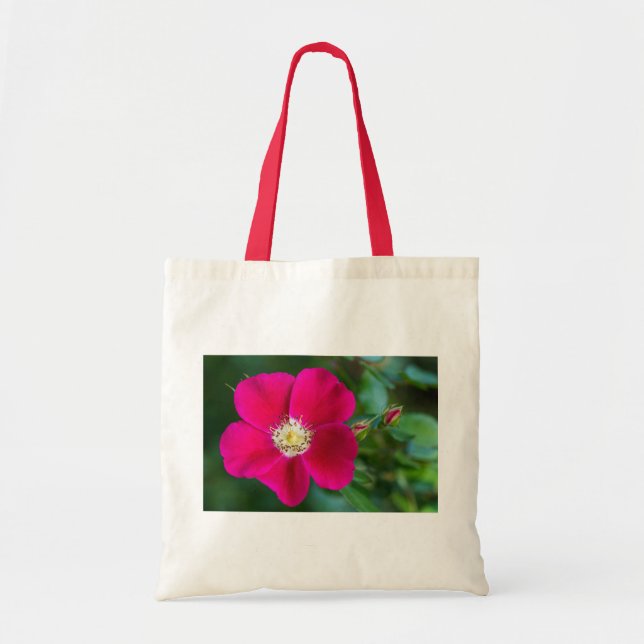 Red Blume Picture Tote Bag Tragetasche (Vorne)