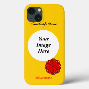 Red Blume Ribbon Template von Kenneth Yoncich Case-Mate iPhone Hülle