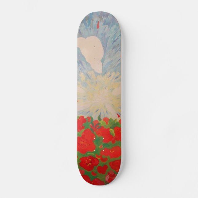 Red Blume Skateboard (Vorderseite)