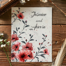 Red Blume Vintage Wedding