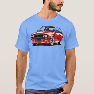 Red Bmw M3 E30 T-Shirt