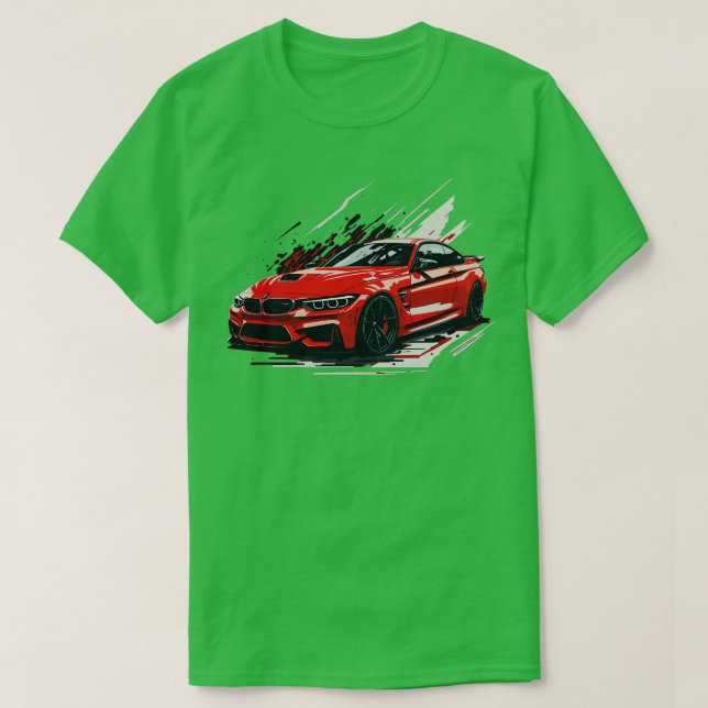 Red BMW M4 T-Shirt (Design vorne)