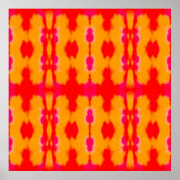 Red Boho Mode. Persischer Teppich. Aquarellschicht