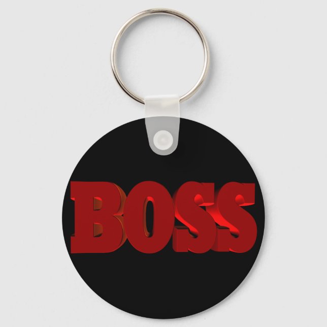 Red Boss Schlüsselanhänger (Vorderseite)