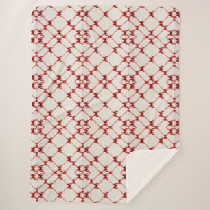 Red Bow Blanket: Stil und Komfort kombiniert Sherpadecke