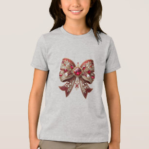 Red Bow Holiday T - Shirt