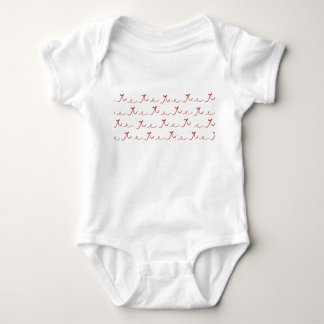 Red Bow Infant Bodysuit – Cute Baby Shower Gift |  Baby Strampler