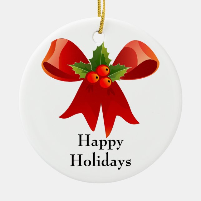 Red Bow Ornament (Vorne)