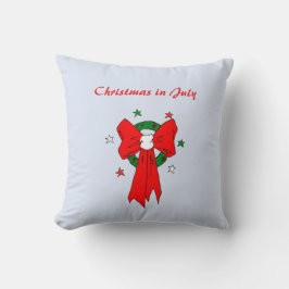 Red Bow - Throw Pillow Kissen
