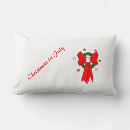 Red Bow - Throw Pillow Lendenkissen