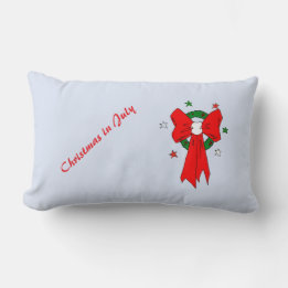 Red Bow - Throw Pillow Lendenkissen