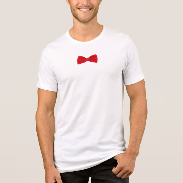 Red Bow Tie – Classic Fashion T-Shirt Tri-Blend Shirt (Vorderseite)